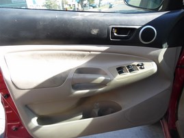 2007 Toyota Tacoma SR5 Burgundy Crew Cab 4.0L AT 2WD #Z22032